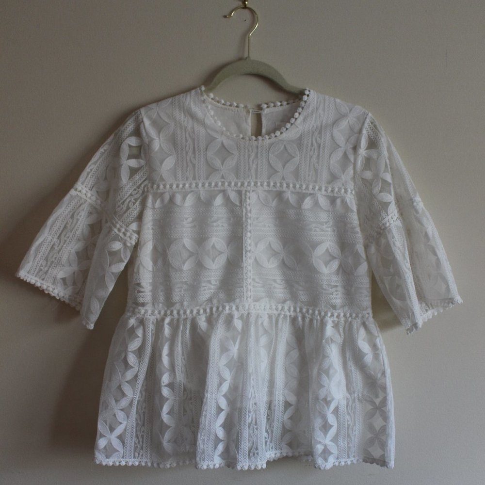 Chicwish summer lovin' embroidered dolly top
